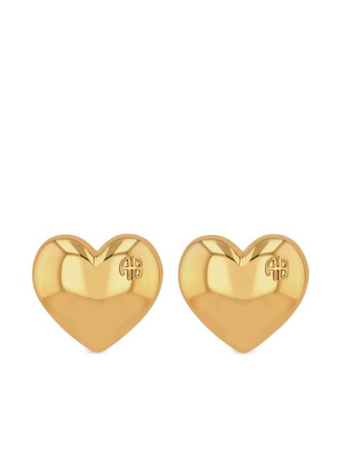 ANINE BING Heart earrings - Gold - zdjęcie produktu nr 1