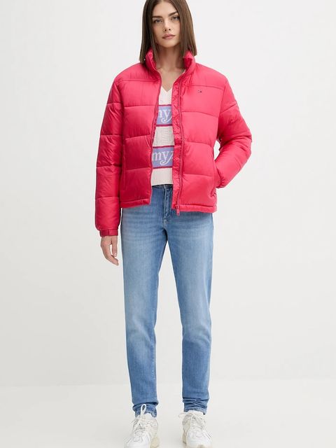 Tommy Jeans sweter bawełniany damski kolor beżowy DW0DW21682 - zdjęcie produktu nr 2