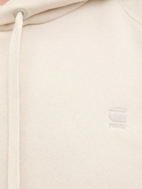 G-Star Raw bluza damska kolor beżowy z kapturem gładka D21255-C235