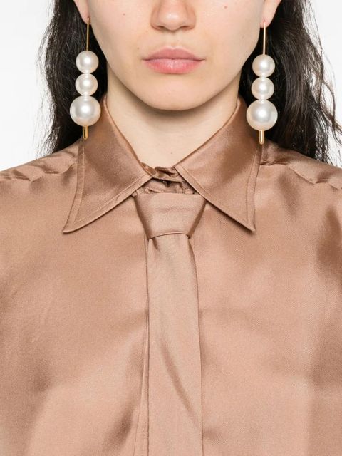 ZIMMERMANN silk shirt - Brown