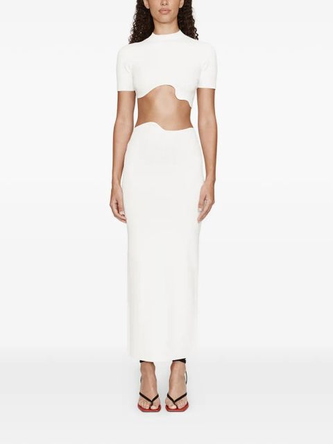 Christopher Esber maparadita skirt - White