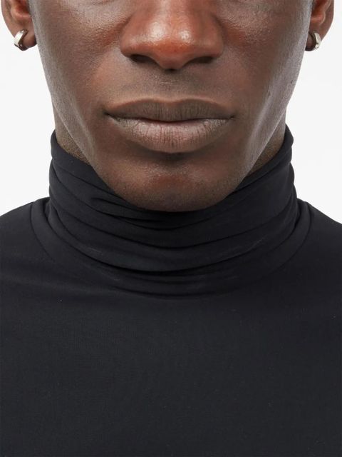 MM6 Maison Margiela Numeric engraved hoop earrings - Silver - zdjęcie produktu nr 2