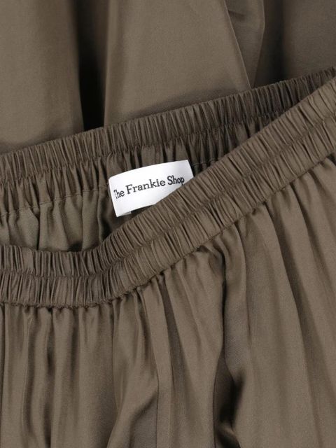 The Frankie Shop Nelis satin shorts - Green