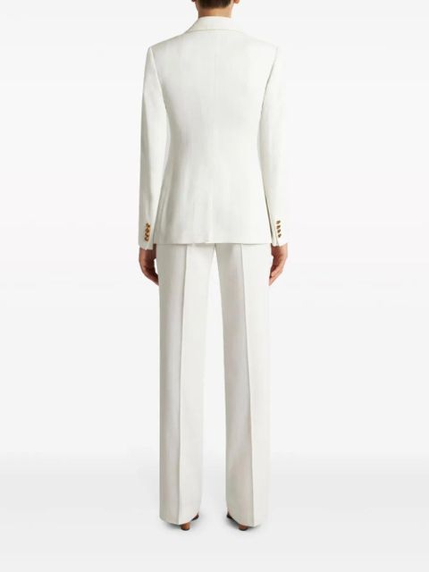 ETRO single-breasted slub blazer - White - zdjęcie produktu nr 2