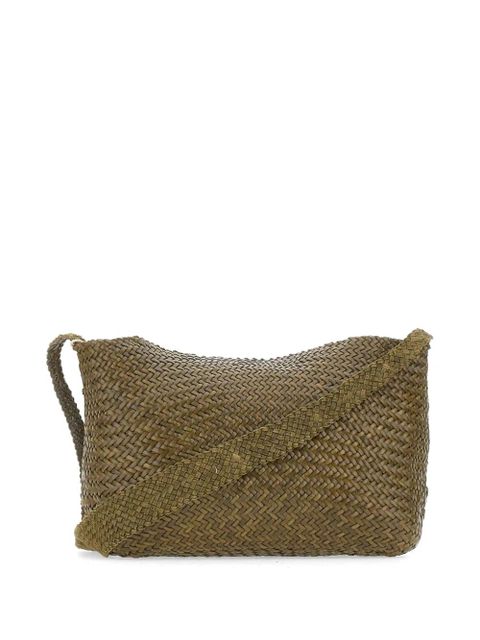 DRAGON DIFFUSION Santa Marta interwoven crossbody bag - Green - zdjęcie produktu nr 1