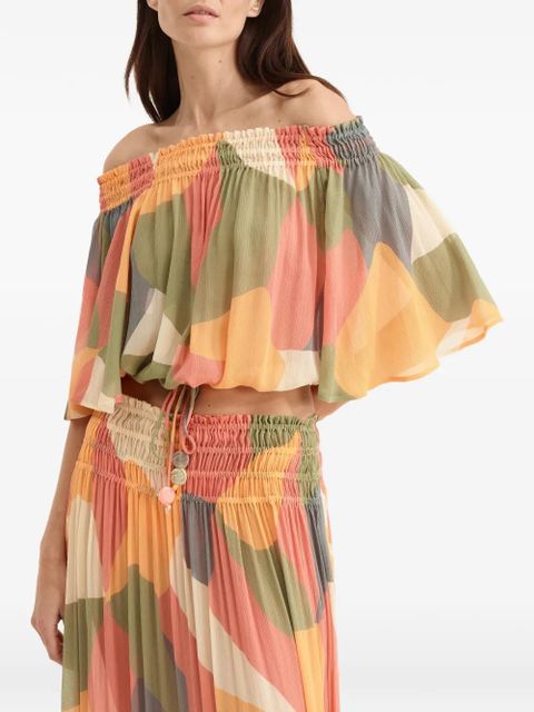 ERES Highlight midi skirt - Orange