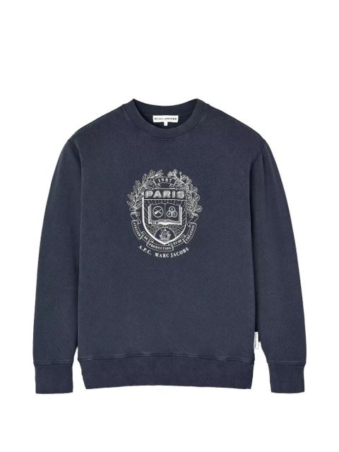 Marc Jacobs The Shrunken Paris crew-neck sweater - Blue - zdjęcie produktu nr 1