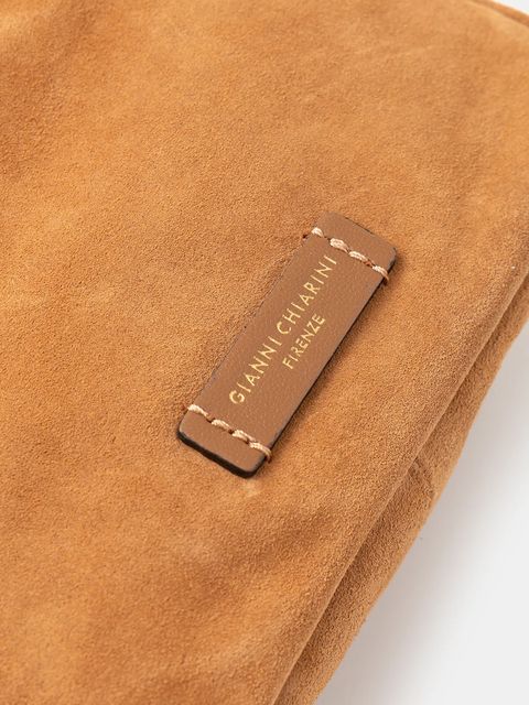 Gianni Chiarini torebka zamszowa NORA POUCH kolor brązowy BS.10224.CM-PL