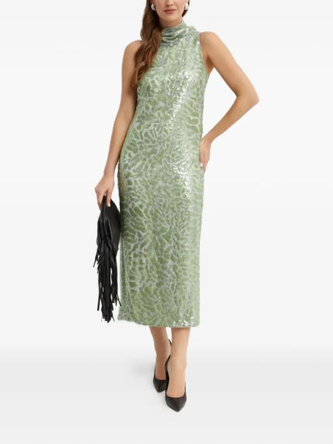 16Arlington Mona sequin midi dress - Green - zdjęcie produktu nr 2