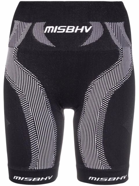 MISBHV printed cycling shorts - Black - zdjęcie produktu nr 1