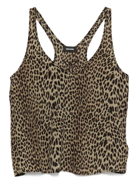 Zadig&Voltaire leopard-print top - Green - zdjęcie produktu nr 1
