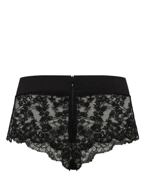 Dolce & Gabbana floral-lace briefs - Black - zdjęcie produktu nr 2