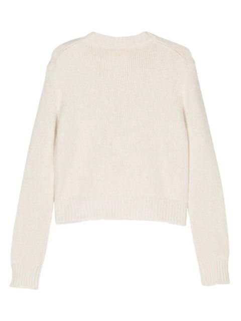 Jil Sander crew-neck sweater - White - zdjęcie produktu nr 2
