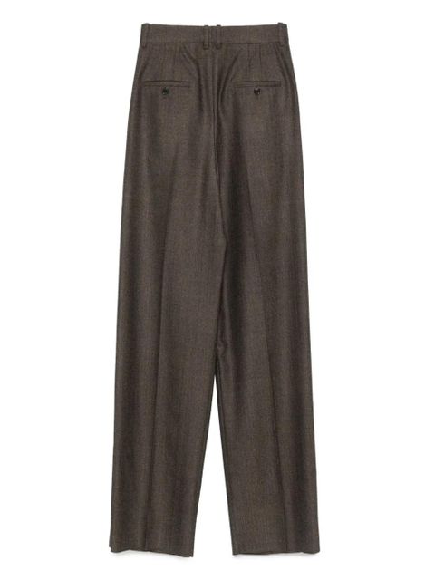Saint Laurent pleated-front trousers - Brown - zdjęcie produktu nr 2