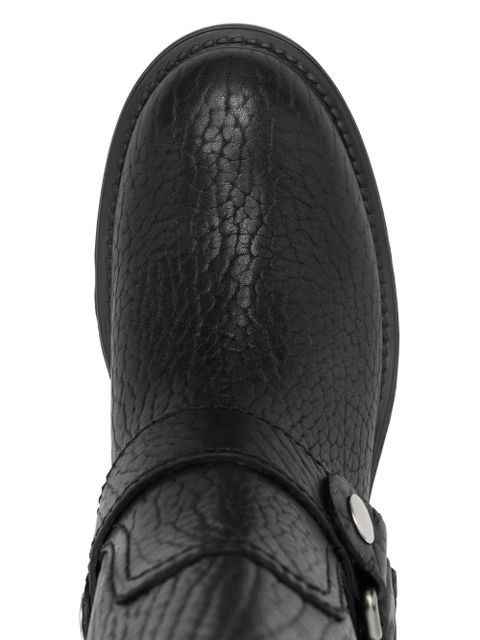 Miu Miu leather ankle boots - Black