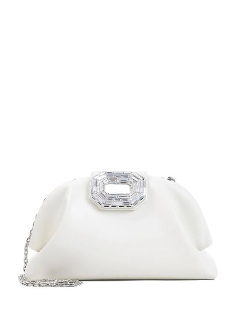 Amina Muaddi Camelia clutch bag - White - zdjęcie produktu nr 1