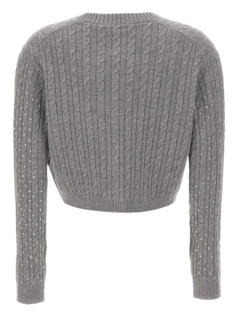 Max Mara Tamigi cable-knit cardigan - Grey - zdjęcie produktu nr 2