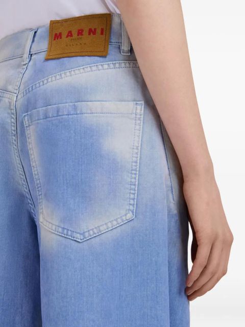 Marni dyed wide-leg jeans - Blue - zdjęcie produktu nr 2