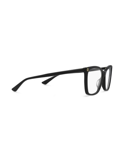 Gucci Eyewear rectangular-frame glasses - Black - zdjęcie produktu nr 2