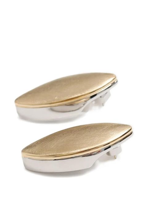 Jacquemus almond-shape earrings - Gold