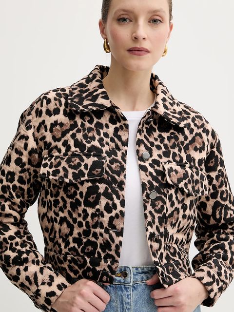 Morgan kurtka VSPRING kolor beżowy przejściowa VSPRING