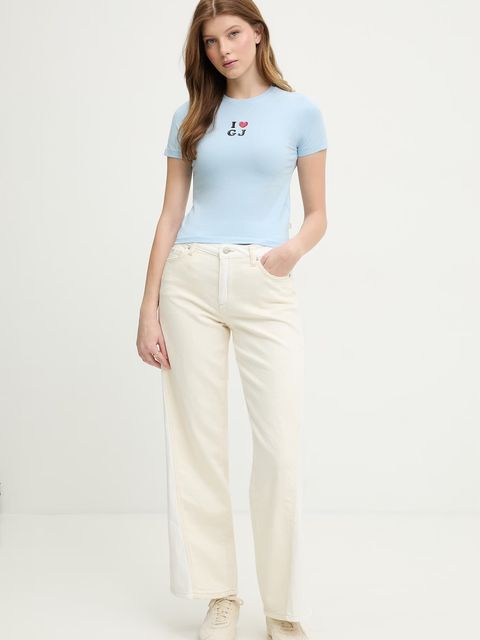 Guess Jeans t-shirt damski z bawełny - zdjęcie produktu nr 1