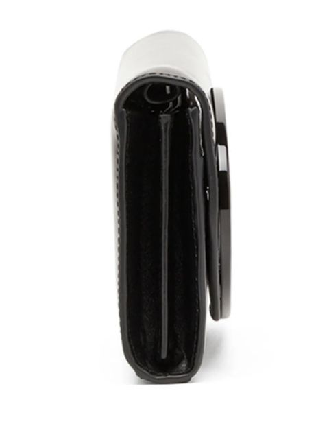 Diesel 1Dr leather wallet-on-chain - Black