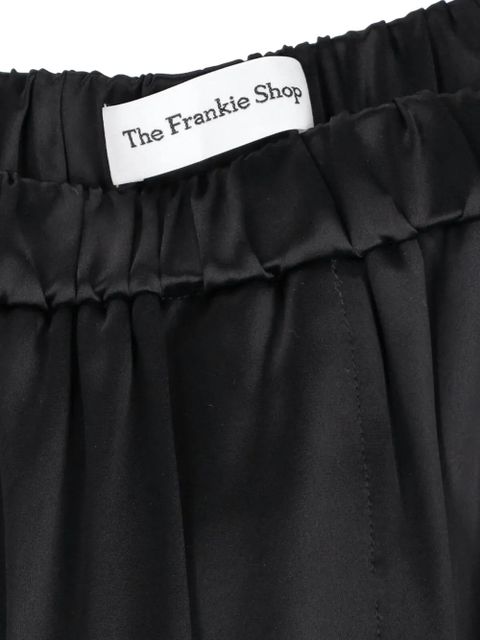 The Frankie Shop Delny satin cargo pants - Black