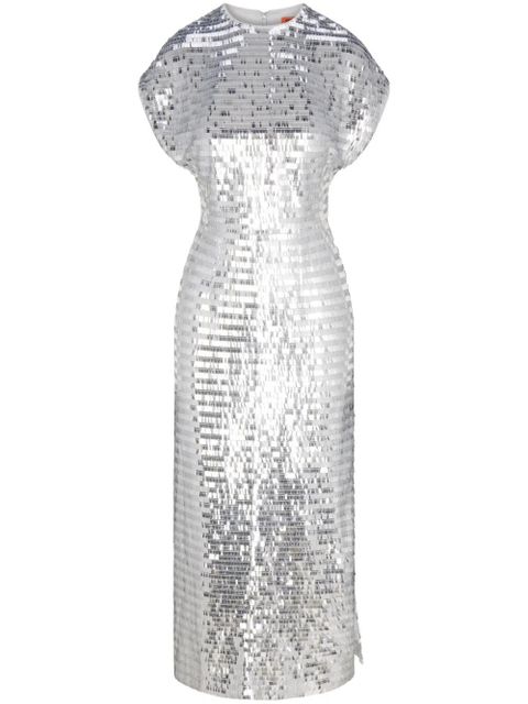 Simon Miller Argan sequin-embellished dress - Silver - zdjęcie produktu nr 1