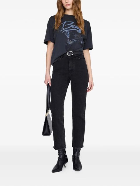 ANINE BING printed T-shirt - Black