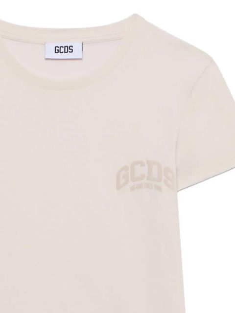 GCDS logo-detail T-shirt - Neutrals