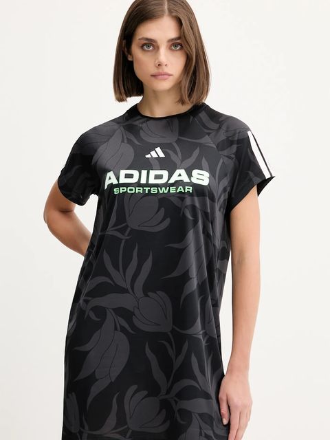 adidas sukienka Tiro kolor czarny mini prosta JL7638 - zdjęcie produktu nr 1