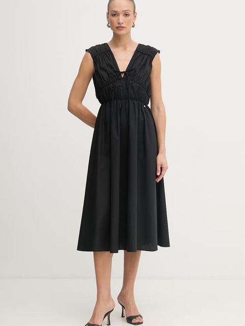 BOSS Orange sukienka babydoll bawełniana C Derich - zdjęcie produktu nr 1