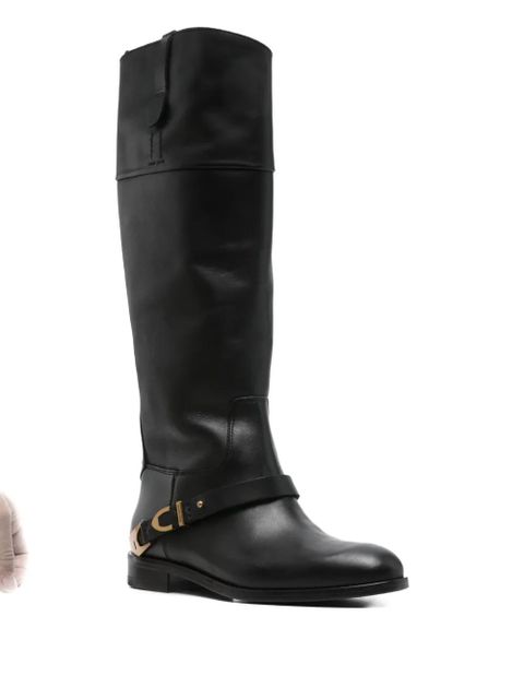 Golden Goose Charlie buckled knee-high boots - Black