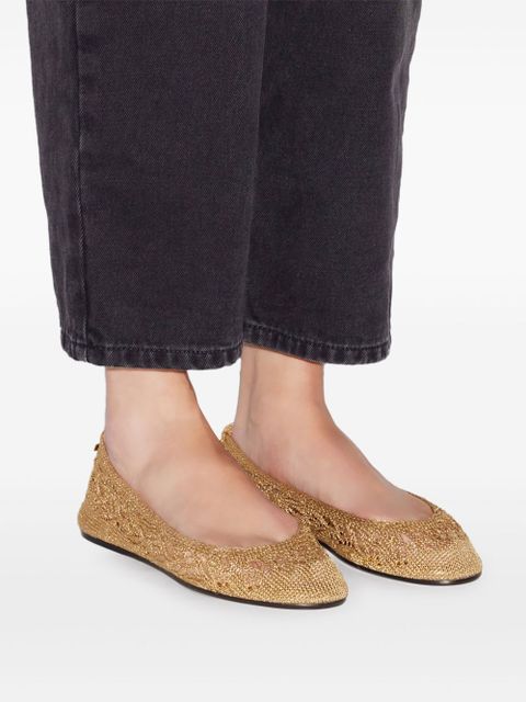 ISABEL MARANT Belna ballet flats - Gold