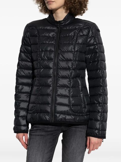 Diesel quilted zip-front jacket - Black
