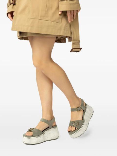 Chloé 78mm Nama sandals - Green