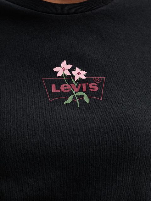Levi's t-shirt bawełniany LS THE PERFECT TEE CACTUS FLOWER