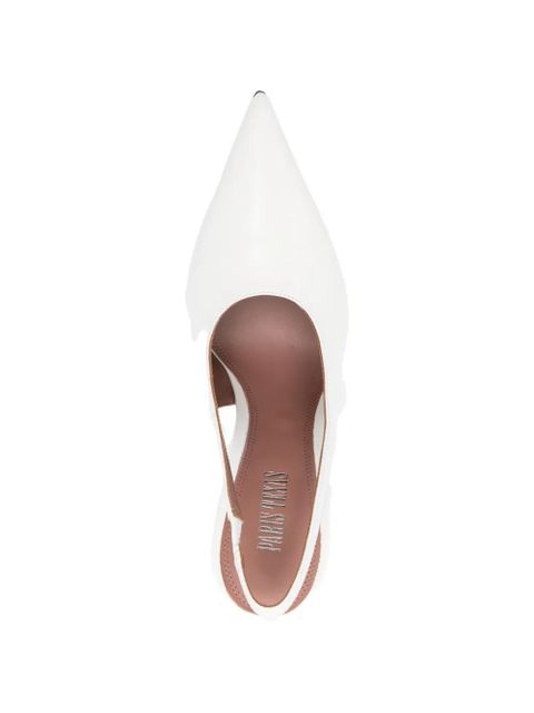 Paris Texas sculpted-heel pumps - White
