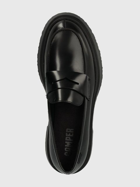 Camper mokasyny skórzane Walden kolor czarny K201116.019