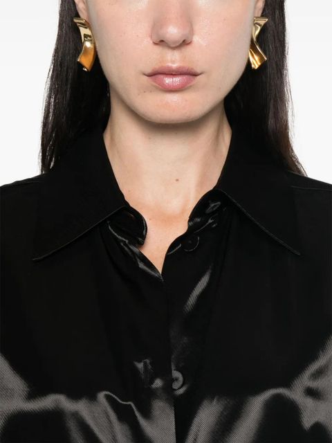 Jil Sander striped shirt - Black