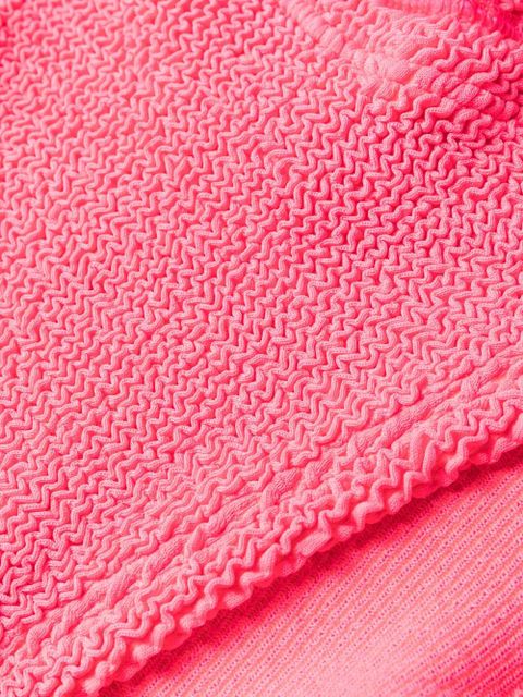 Hunza G Juno crinkled twist bikini - Pink