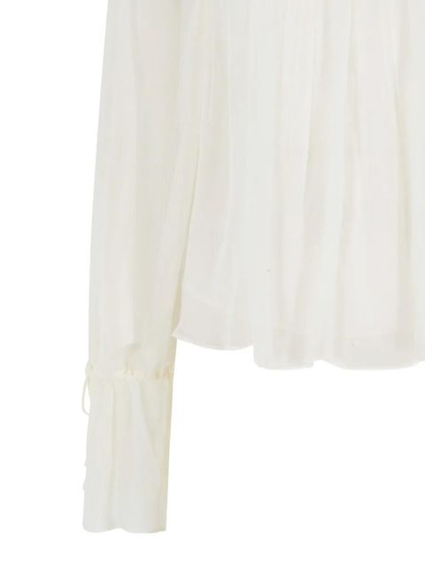 STAUD tie high-neck top - White - zdjęcie produktu nr 2