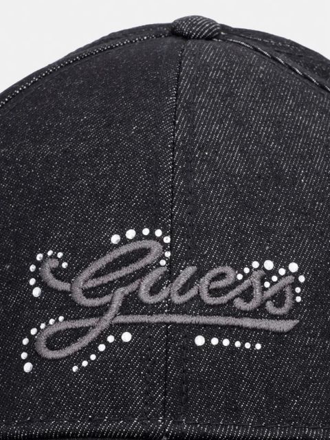 Guess czapka z daszkiem jeansowa - zdjęcie produktu nr 1