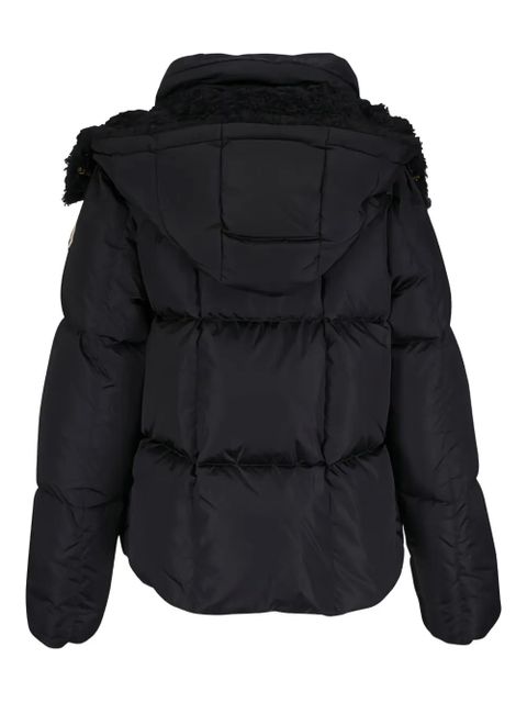 Moncler quilted hooded jacket - Black