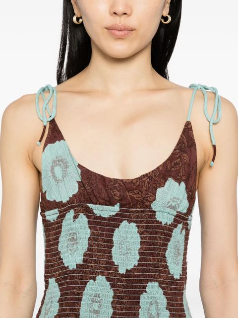 Free People Adriel midi dress - Brown