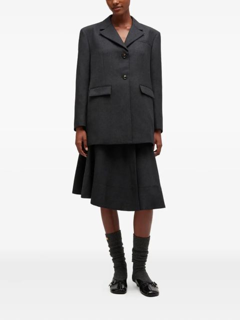 GANNI button-fastening blazer - Grey - zdjęcie produktu nr 2