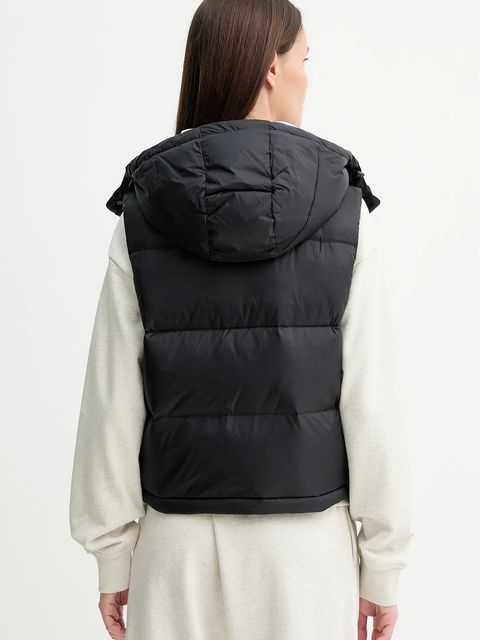 Calvin Klein Jeans bezrękawnik puchowy kolor czarny zimowy LV047D500G