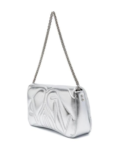 Alexander McQueen small The Seal shoulder bag - Silver