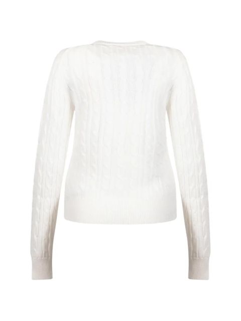 MC2 Saint Barth cable-knit sweater - White - zdjęcie produktu nr 2